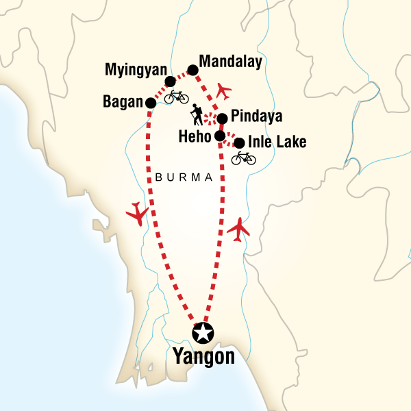 14 Day Burma by Bicycle