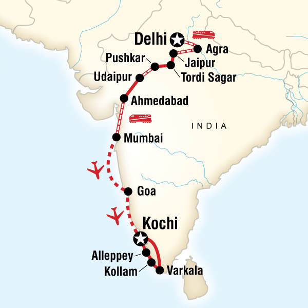 21 Day Northern Delhi to Goa