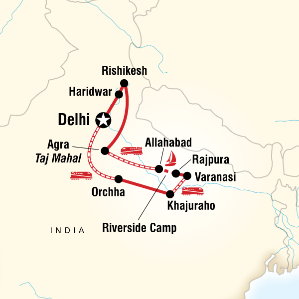 15 Day Sail and Rail along the Ganges
