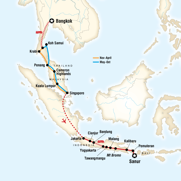 28 Day Bangkok to Bali Bargain