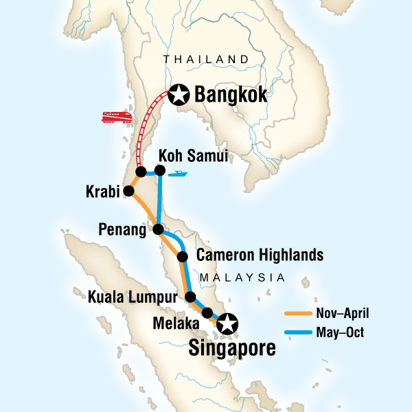 14 Day Bangkok to Singapore on a Budget