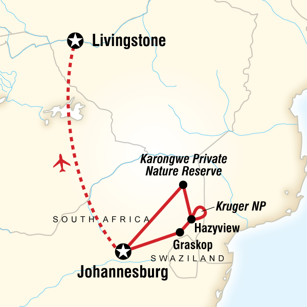 10 Day Kruger National Park and Victoria Falls in Comfort