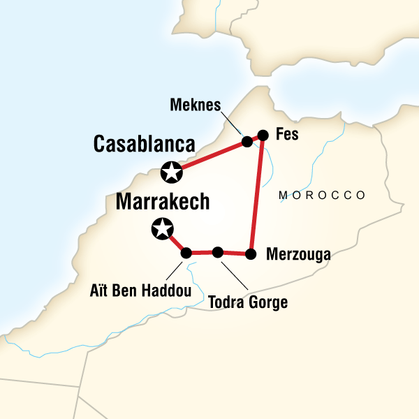 8 Day Casablanca to Marrakech Classic Tour