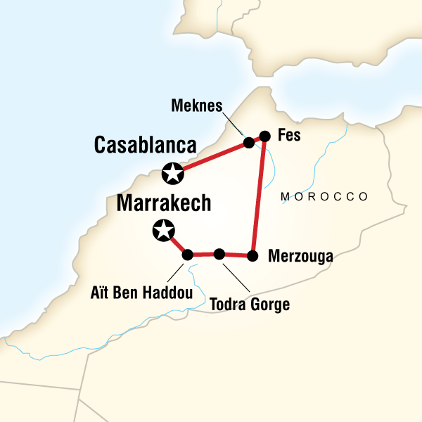 8 Day Casablanca to Marrakech Teenage Journey