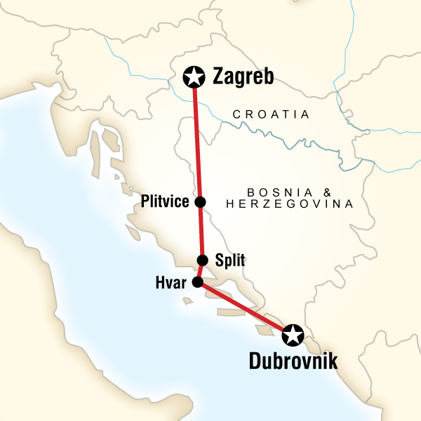 7 Day Zagre to Dubrovnik Backpacker’s Tour
