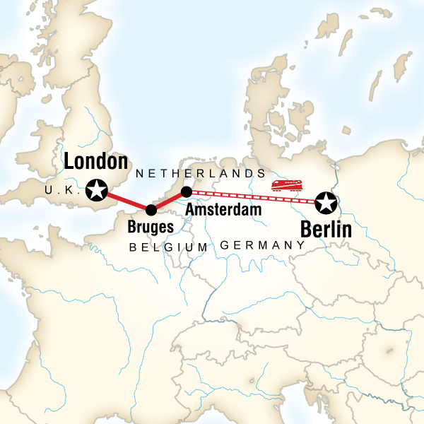 7 Day Berlin to London Budget Vacation