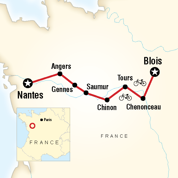 8 Day Loire Valley by Bicycle