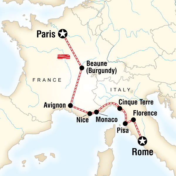 14 Day Paris to Rome Sojourn