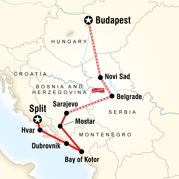 15 Day Budapest to Split Classic Tour