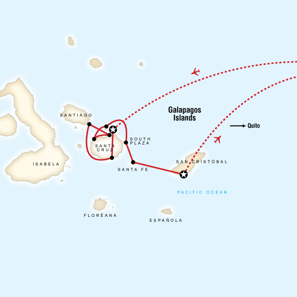 7 Day Galápagos Central Island cruise on the Xavier III