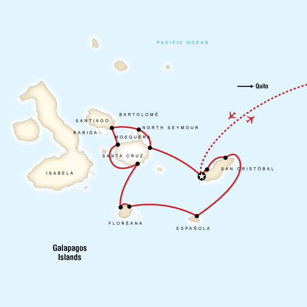 10 Day Marine Cruise of the Galápagos aboard the Queen