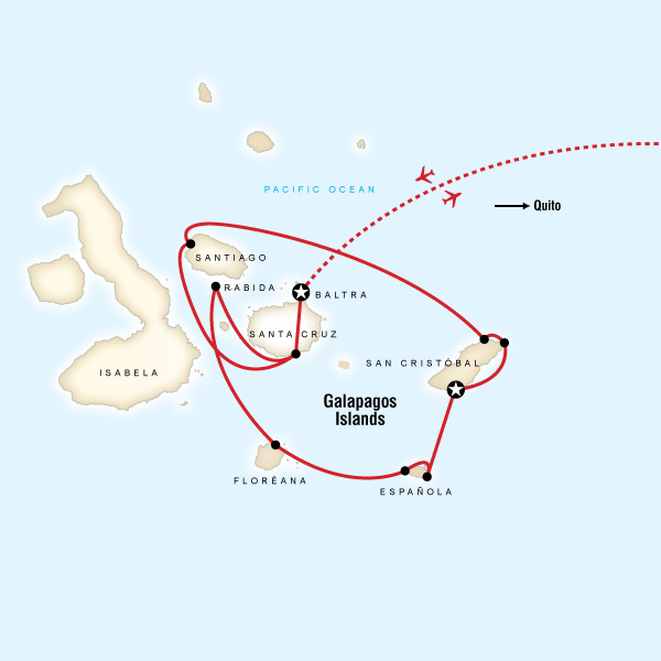 10 Day Three Island Cruise of the Galápagos