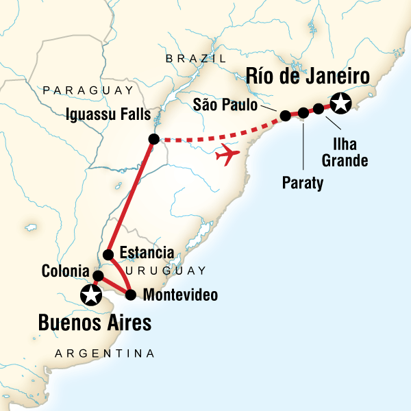 17 Day Buenos Aires to Rio de Janeiro Venture