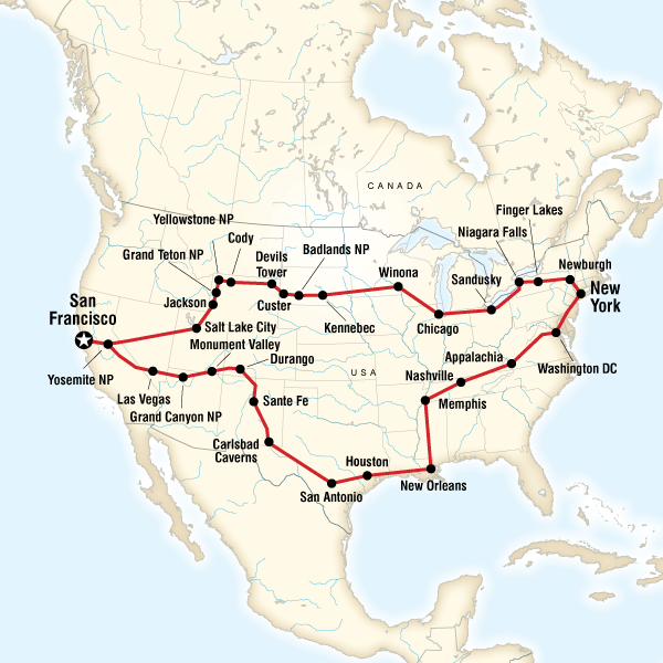 Tour Map