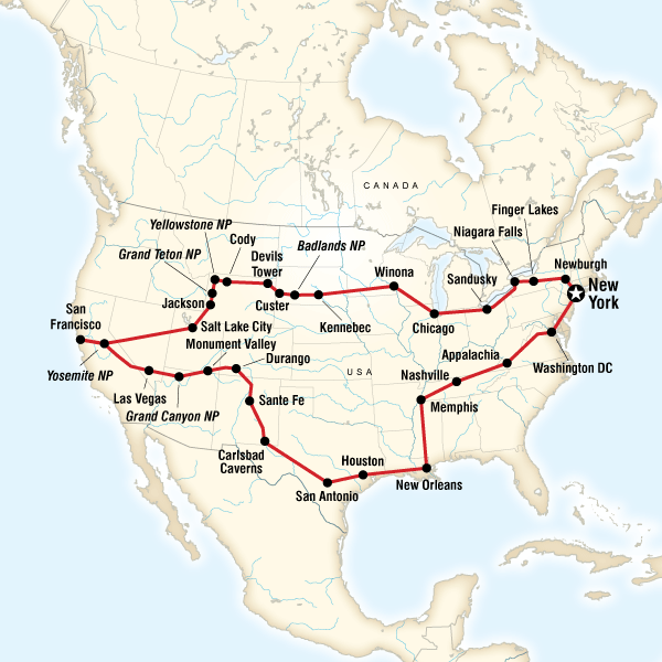 Tour Map