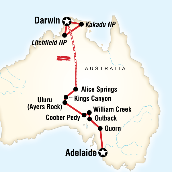 14 Day Adelaide to Darwin Outdoor Adventure