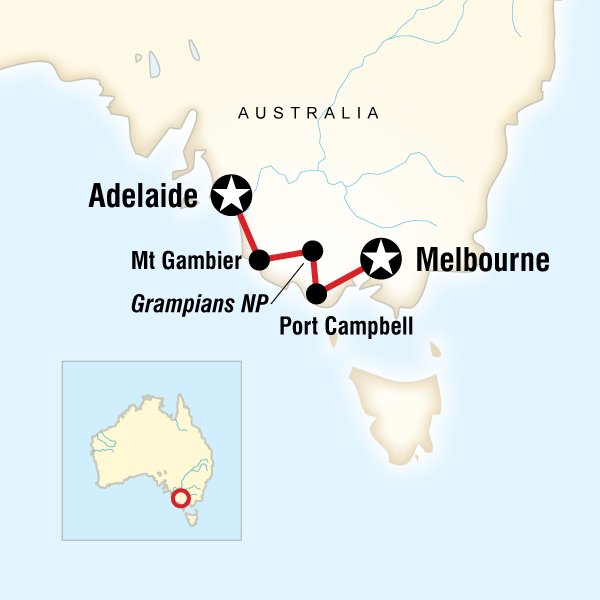5 Day Melbourne to Adelaide Fun Tour