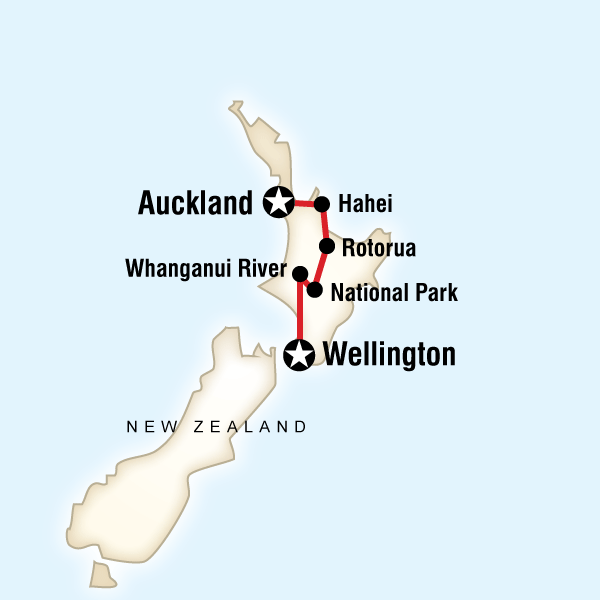 8 Day New Zealand Active Journey – North