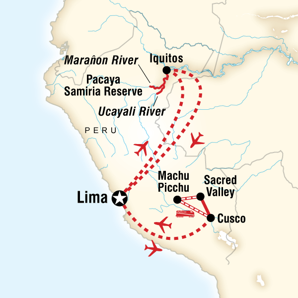 Amazon Riverboat Adventure & Machu Picchu Explorer aboard the Amatista
