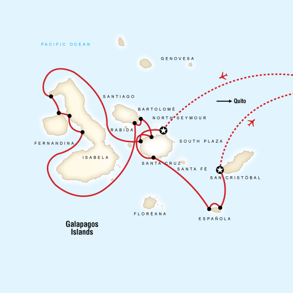 7 Day Galápagos National Park aboard the Evolution Marine Tour