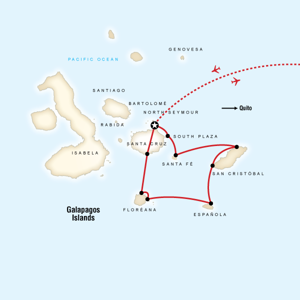 10 Day Galápagos Comfort Marine Tour aboard the Monserrat