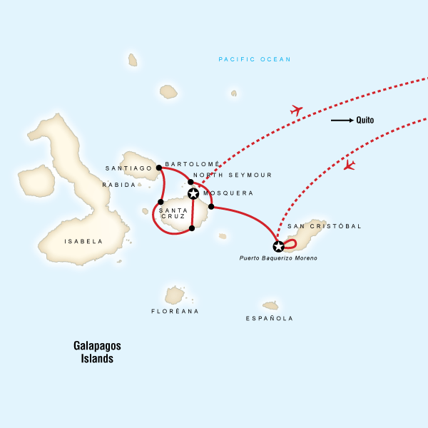 7 Day Cruise aboard the Queen – Central Galápagos Islands