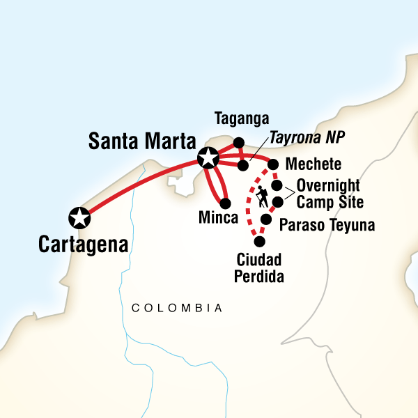 14 Day Colombian Caribbean Coastal Tour