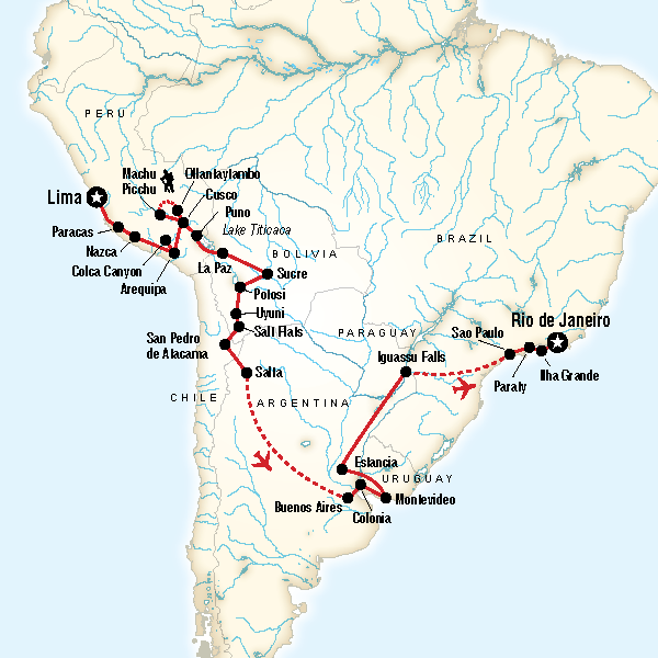 51 Day Lima to Rio Epic Adventure