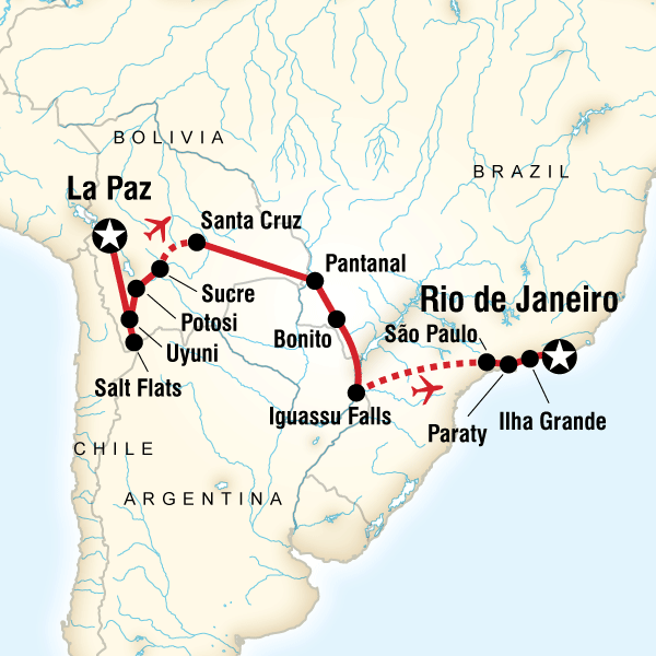 25 Day Andes to Rio de Janeiro Stay