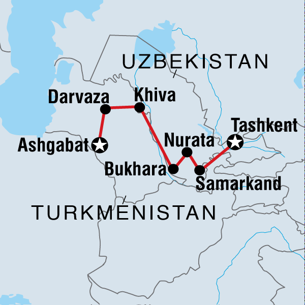 Ashgabat to Tashkent