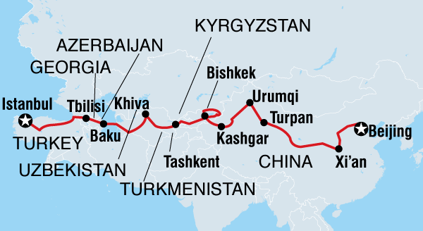 Beijing to Istanbul