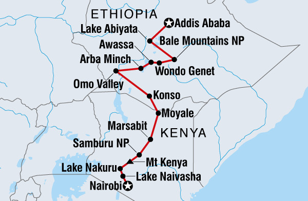 Addis to Nairobi