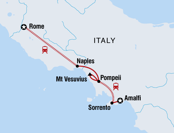 Rome to Amalfi