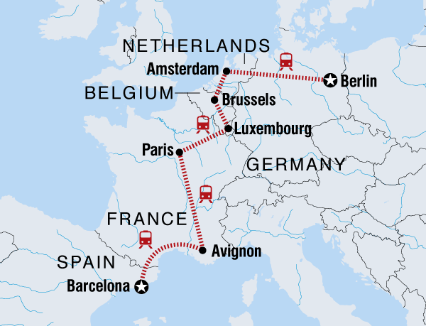 Barcelona to Berlin