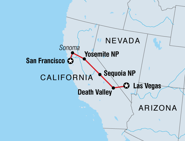 San Francisco to Las Vegas