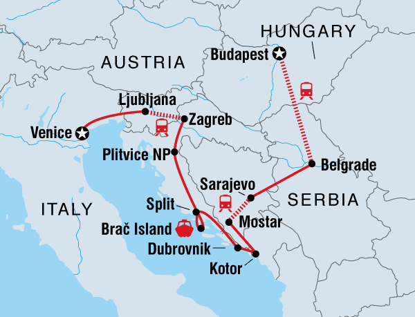 Budapest to Venice