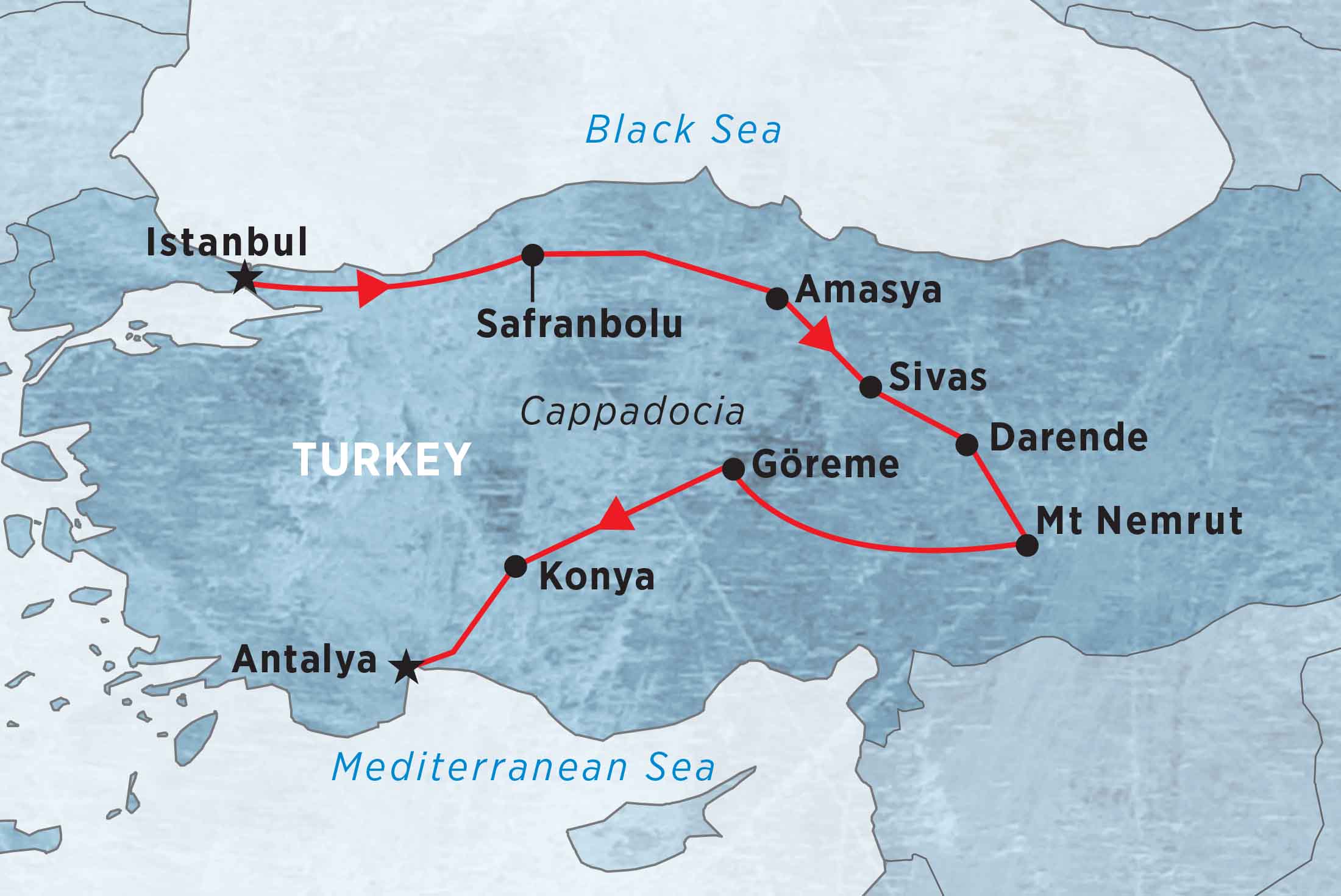 Central Turkey & the Black Sea