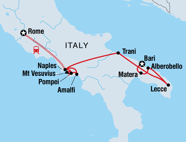 Rome to Southern Italy