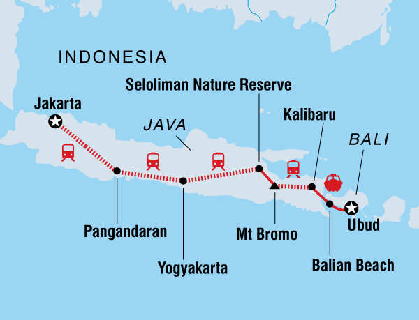 Jakarta to Ubud