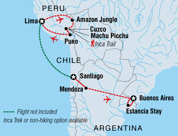 Peru, Chile & Argentina Explorer