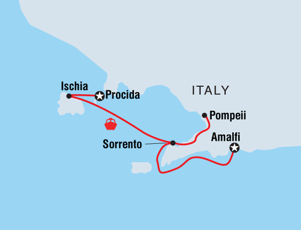 Sail Italy – Procida to Amalfi