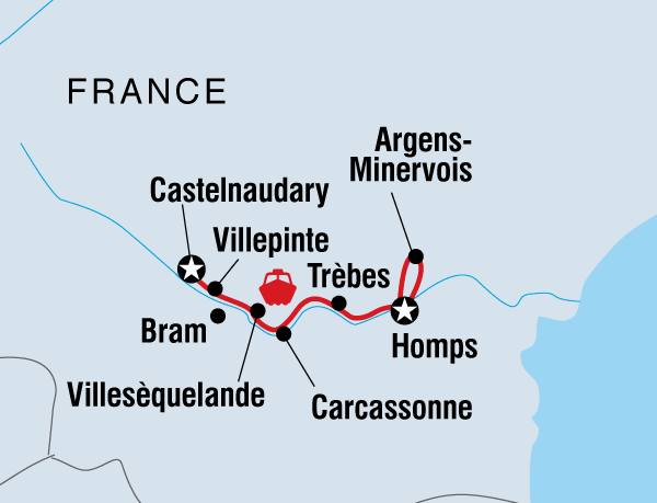The Canal du Midi  (Castelnaudary to Homps)