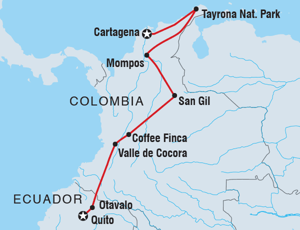 Cartagena to Quito