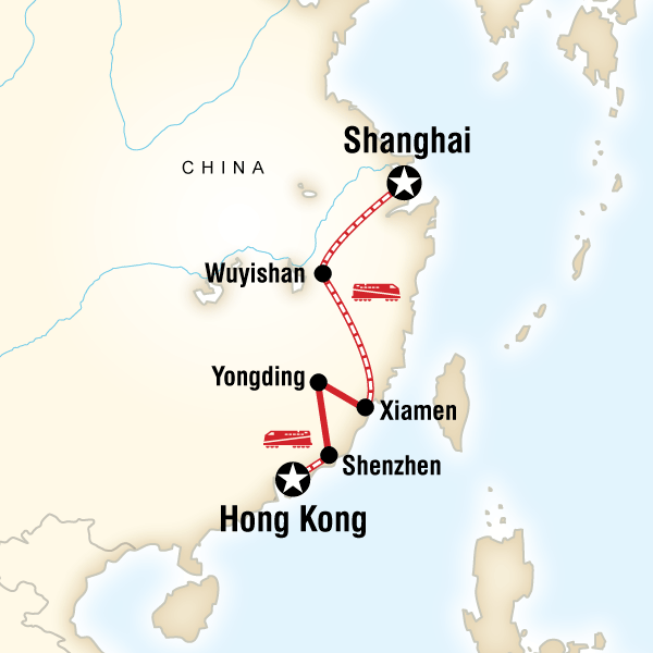 Shanghai to Hong Kong Fujian Adventure