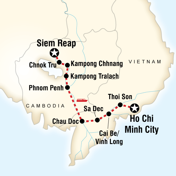 Mekong River Encompassed – Siem Reap to Ho Chi Minh City