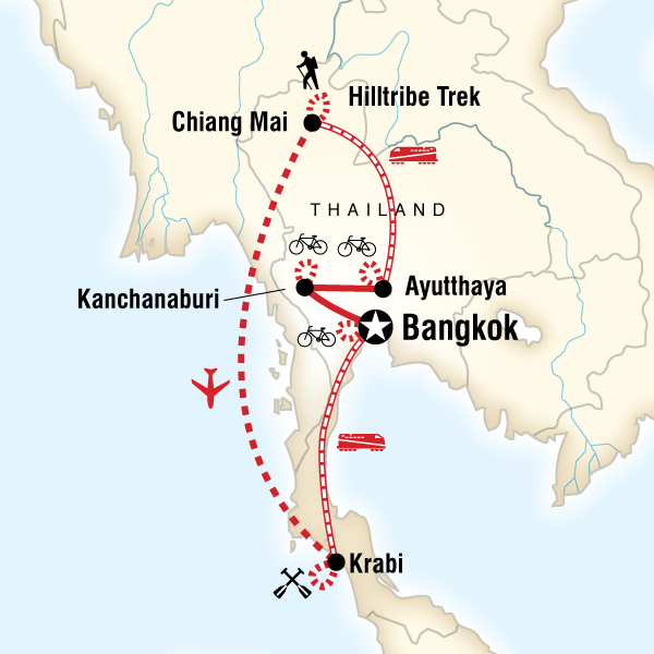 Thailand Hike, Bike & Kayak