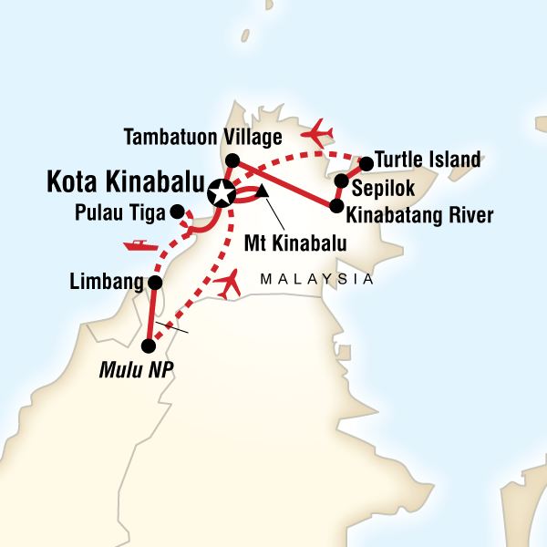 Borneo & Mt Kinabalu Encompassed