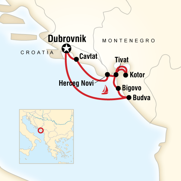 Montenegro Sailing – Dubrovnik to Dubrovnik