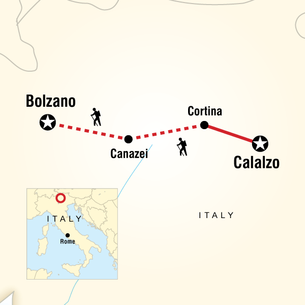 Trekking in the Dolomites