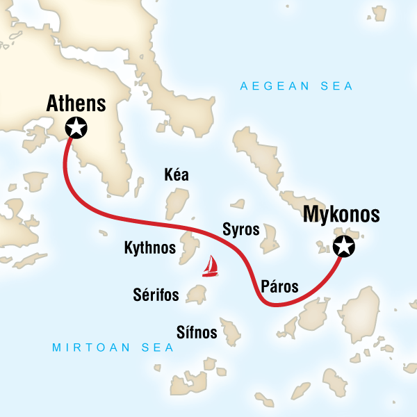 Sailing Greece – Athens to Mykonos